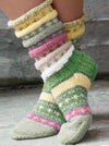 Woman Casual Warm Woolen Colorful knitted Socks