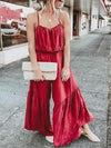 Casual Loose Gored Vest Jumpsuits