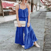 Casual Loose Gored Vest Jumpsuits