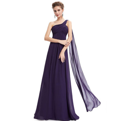 Fashion Irregular Single-shoulder Evening Dresses