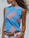 Summer Sleeveless Floral Vest T-Shirts