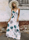 Fashion Print Bohemian Beach Maxi Dresses