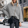 Fashion Loose High collar Knit Sweaters