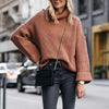 Fashion Loose High collar Knit Sweaters