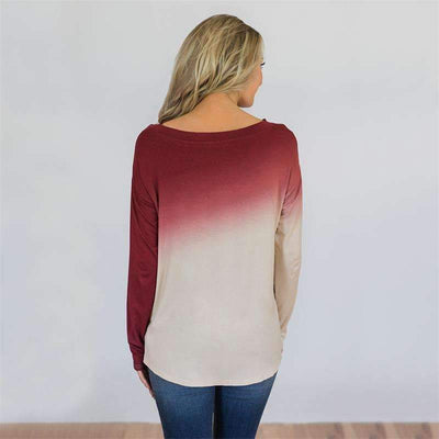 Casual Round neck Long sleeve T-Shirts