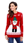 Christmas Knit Round neck Long sleeve Sweaters