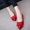 Woman Butterfly Breathable Slip-On Soft Dress Flats