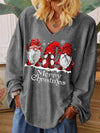 Women's Merry Christmas Printed Sweatshirt