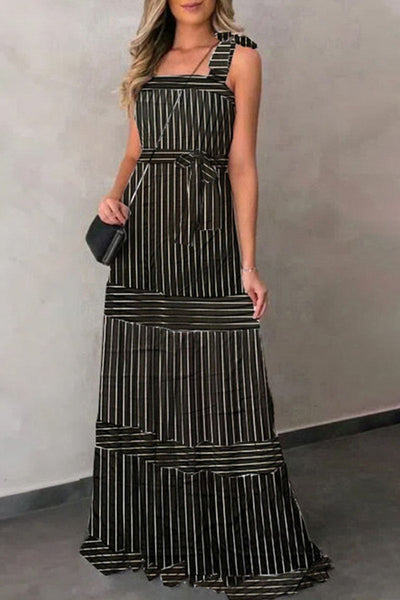 nwbetter-sexy-casual-striped-bandage-patchwork-spaghetti-strap-pleated-dresses