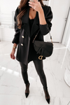 Casual Solid Patchwork Turndown Collar Outerwear Blazer(4 Colors)