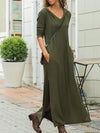 Fashion Knit Hooded Autumn Long Sleeve Maxi Dress