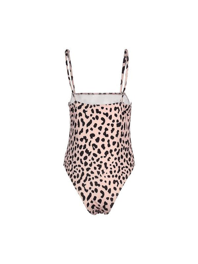 leopard print sexy one-piece swimsuit fashion bikini