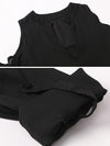 Chiffon long-sleeved Off shoulder v-neck irregular loose stand-up collar T-shirts