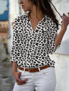 Women Casual Printed Long Sleeve Sprng Autumn Blouses