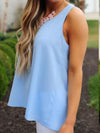 Sexy  Bowknot Round neck Vests