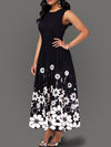 Casual Printed Floral Sleeveless Maxi Dresses