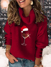 Casual and comfortable Christmas long-sleeved sweater
