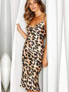Sexy Party Leopard printed Wave Dot Strapless Bodycon Dresses