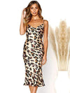 Sexy Party Leopard printed Wave Dot Strapless Bodycon Dresses