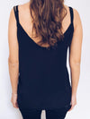 Women Sexy Basic hollow out V neck Vests Top