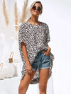 Leopard Printed Loose Shift Dresses