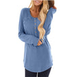 Round Neck Long Sleeve Lace Patchwork Casual T-Shirts
