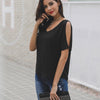 Sexy Off Shoulder Short Sleeve T-Shirts