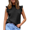 Fashion plain sleeveless macrame vests