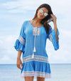 Fashion Lace Gored Lacing Vacation Dresses