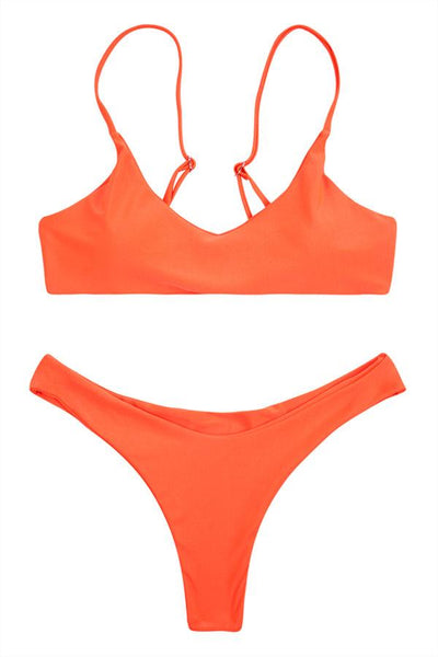 Brazilian Push Up Thong Bikini Set - Pavacat