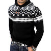 Men's Fashion Contrast Stitching Hooded Sweater
