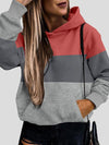 Women's Hoodies Casual Contrast Pocket Long Sleeve Hoody - Hoodies - Instastyled | Online Fashion Free Shipping Clothing, Dresses, Tops, Shoes - 23/09/2022 - 30-40 - color-black