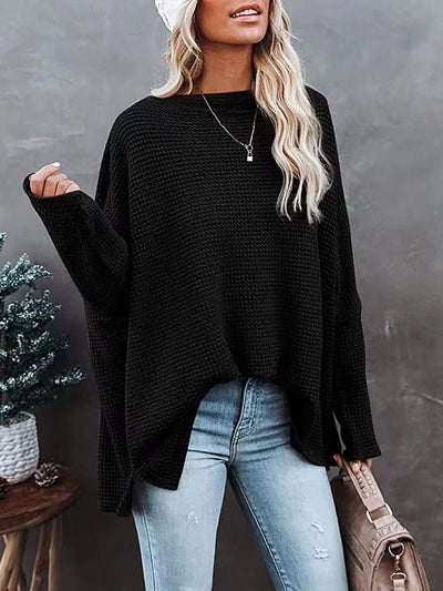 Women's Sweaters Casual Off Shoulder Knitting Pullover Long Sleeve Sweater - Cardigans & Sweaters - Instastyled | Online Fashion Free Shipping Clothing, Dresses, Tops, Shoes - 14/12/2022 - 20-30 - color-black