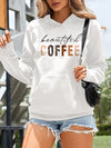 Women’s Tops Hooded Long Sleeve Printed Sweatshirt Hoodie - Hoodies - Instastyled | Online Fashion Free Shipping Clothing, Dresses, Tops, Shoes - 24/11/2022 - Color_Black - Color_Khaki